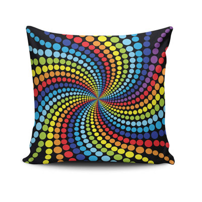 Decorative Cushion Cover, 17 x 17 Inches, 50% Cotton / 50% Polyester | Machine Washable at 104°F, Ironable, Concealed Zip Closure | Perfect for Living Room, Bedroom, and Stylish Home Décor