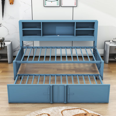 Adyn Twin Size Daybed with Trundle by Wildon Home