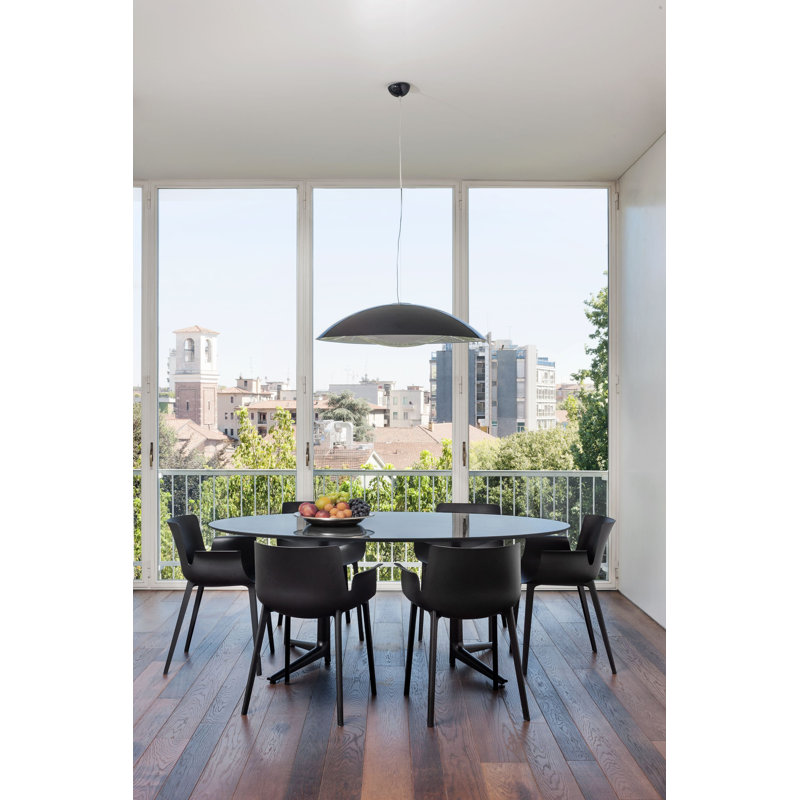 Outdoor Dining Armchair, Black
