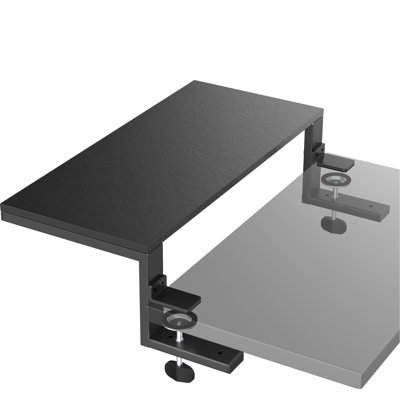 ARES WING Clamp-On Desk Converter Shelf Monitor Riser