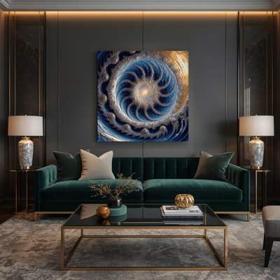 Art sur toile gris