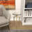 Carolan Glass Cross Legs End Table-1504719209