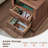 Farideh Wood 2 - Drawers Nightstand, Rustic End Table With Charging Station-61328962