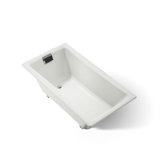 Tea-for-Two for Two 60" x 32" Drop-In Soaking Bathtub