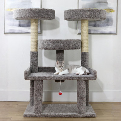 Prestige Cat Trees 46-in XXL Heavy Duty Cat Tree, Gray