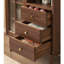 Commode d'appoint rétro avec rangement multifonctionnel-1048219430