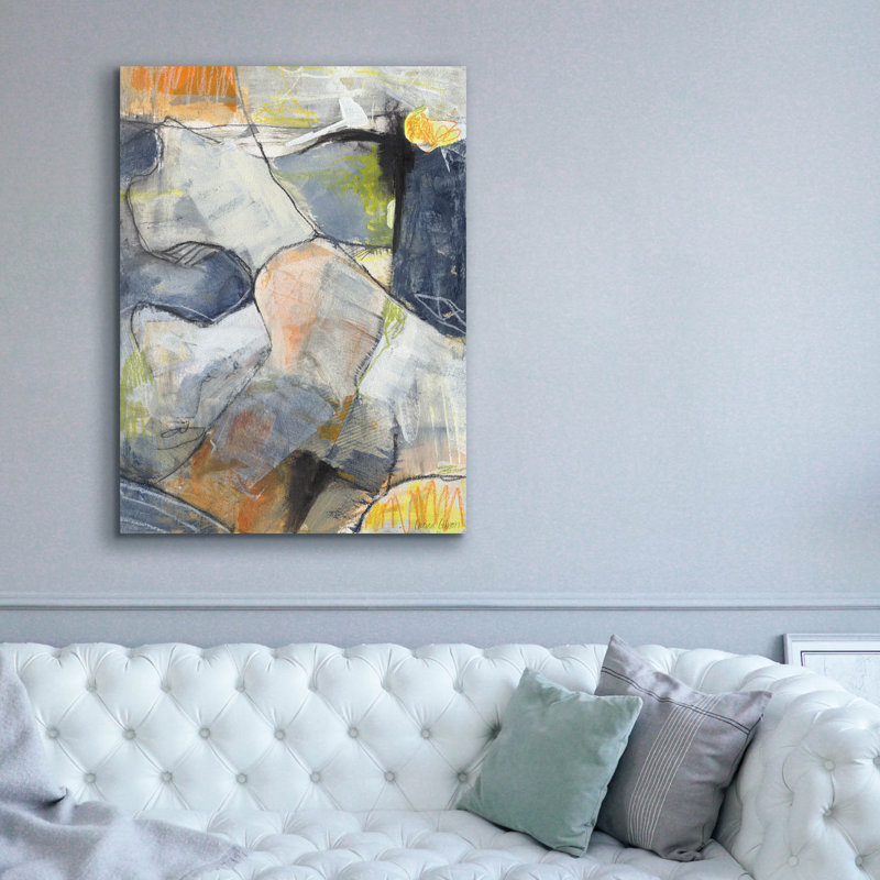  «Lost In Reality 1» par Laura Gibson, art mural sur toile, 40 po x 54 po
