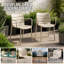 Fauteuils empilables Patioflare, crème, paquet de 2-1325388398