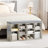 Cahari Linen Upholstered Storage Bench-1009299160