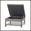 Table basse avec rangement et repose-pieds