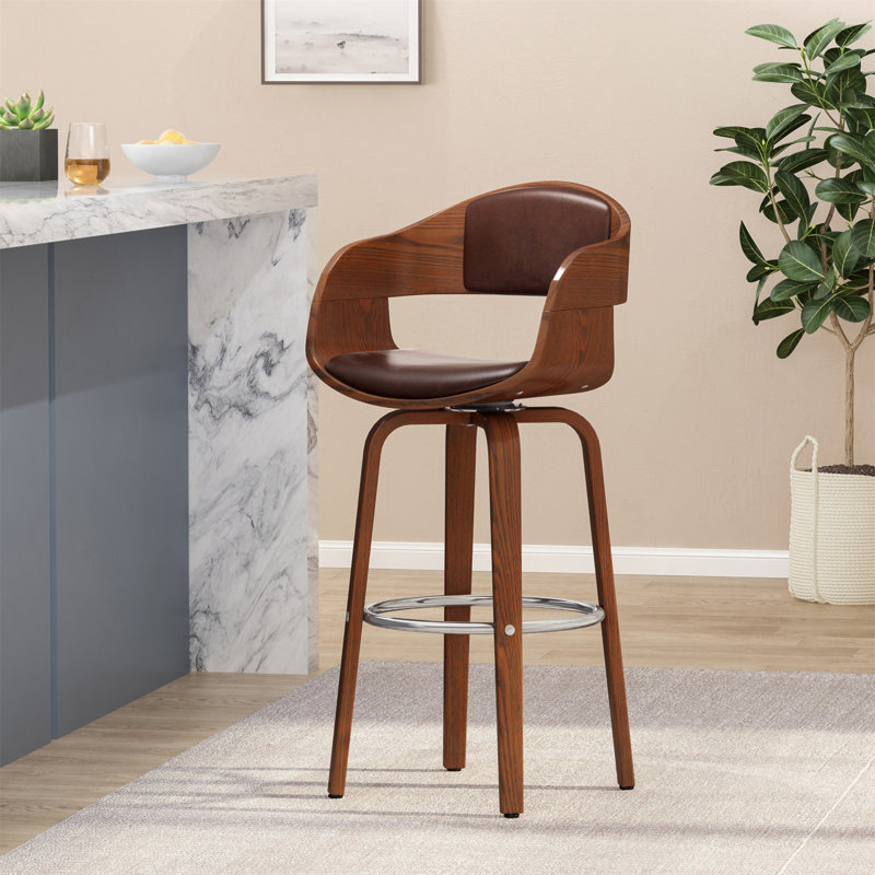 Tabouret de bar, Marron foncé