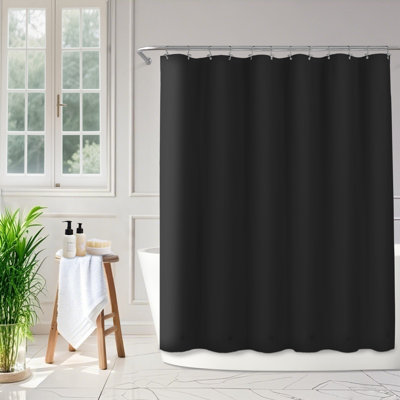 8G PEVA Solid Colour Single Waterproof Shower Curtain Liner