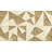 Rietto Celestia Oro Hexagon 9 in. x 15 in. Glossy Glass Mosaic Wall Tile-88868100