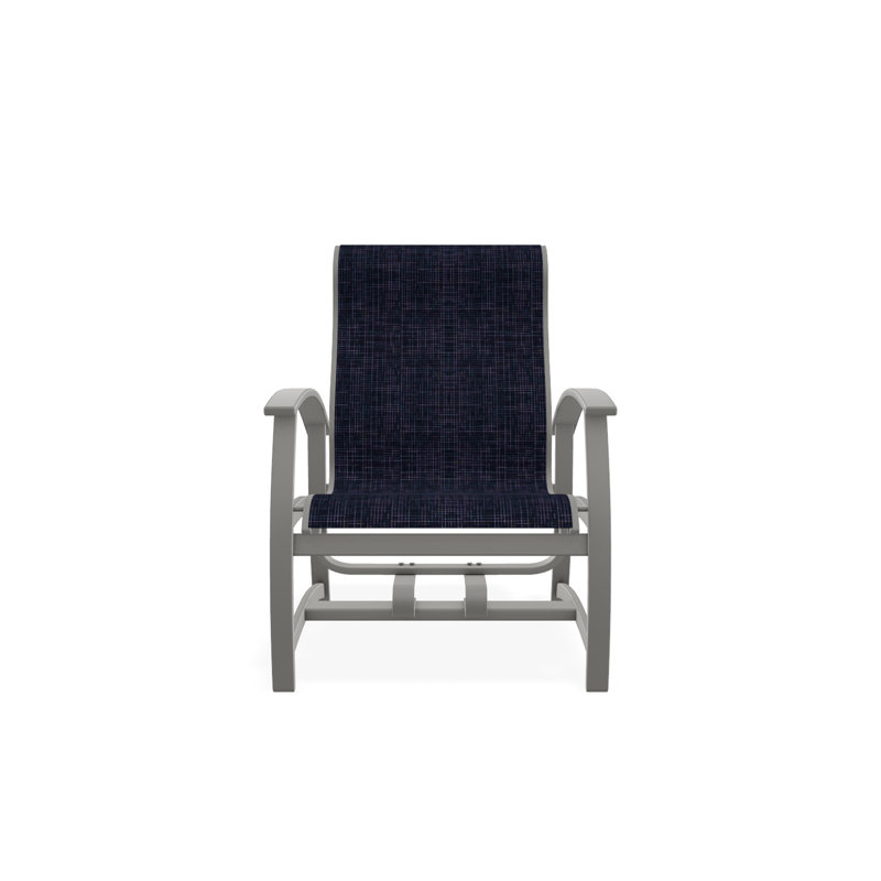 Belle Isle Outdoor Lounge Chair, Snow, White 6D Sunbrella®
