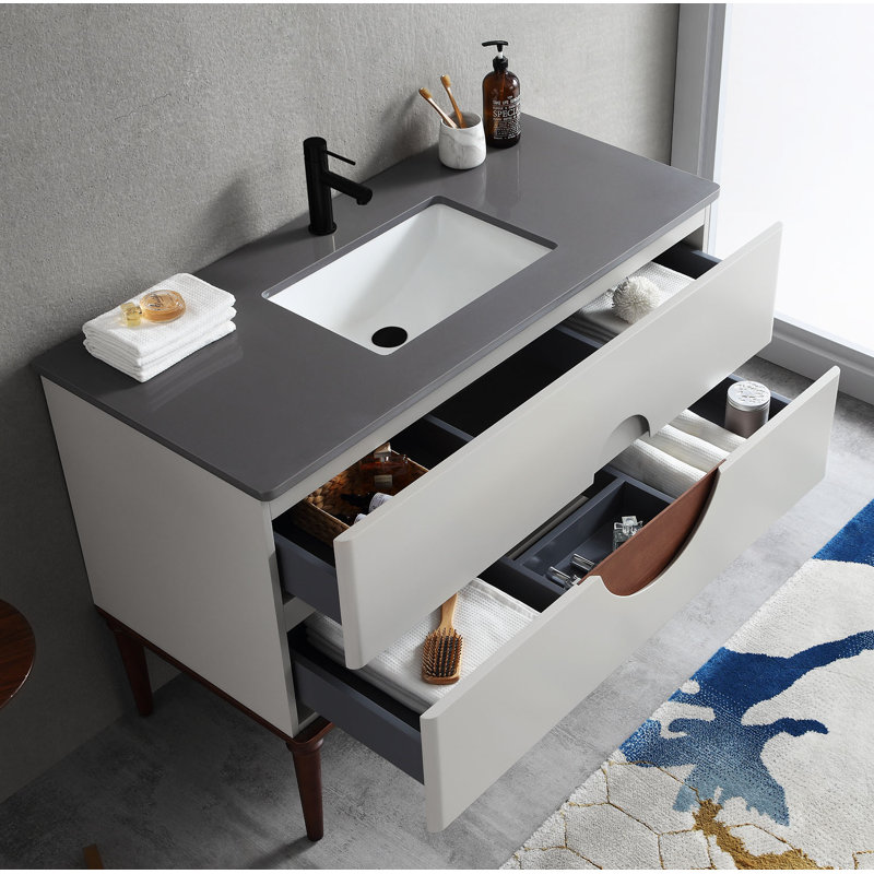 Burano 48'' W Single Vanity, Beige