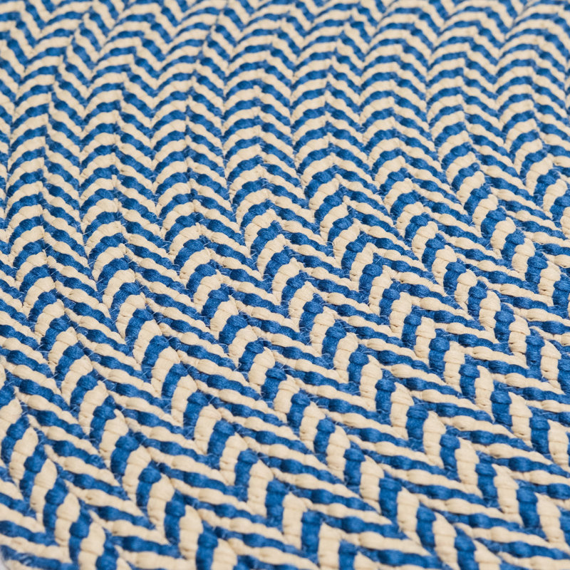 Schwanda Woven Chevron Rugs, Rond 16 po