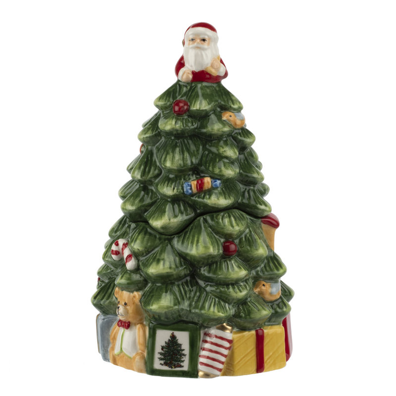 Spode Christmas Tree Tree Cream & Sugar Bowl Set