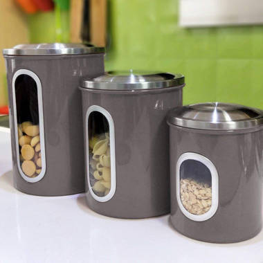 Kitchen Storage Food Organizer 3PCS Container PET Seal Stable