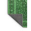 Tapis oriental vert / noir en laine et polyester tissé à la machine Kaysey-2028593629