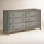 Ciao Bella Six-Drawer Dresser- Speckled Gray-46624420