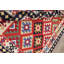 Tapis intérieur de couleur orange/rouille 4 pi 1 po x 7 pi en laine one-of-kind à la main noué la new Shelbie