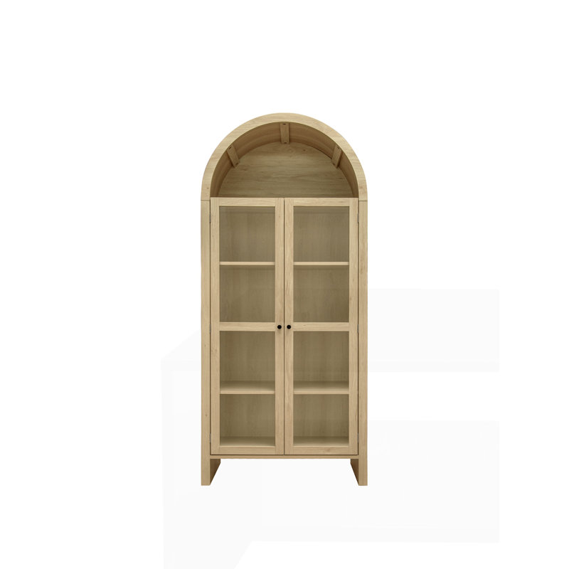 70.28" Tall Arched Kitchen Pantry