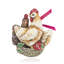 5.75'' Handmade Glass Animals Holiday Shaped Ornament