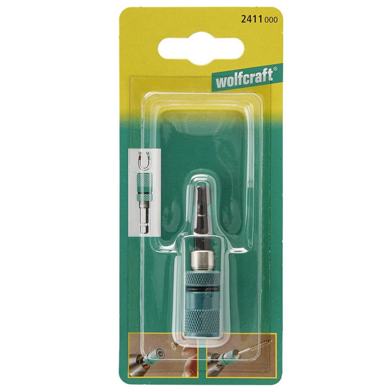 Wolfcraft Bit Holder with Depth Stop and Ring MagnetPanel Accessories
