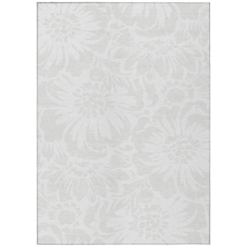 Lindale Floral Indoor / Outdoor Rug, Rectangle 9' x 12'