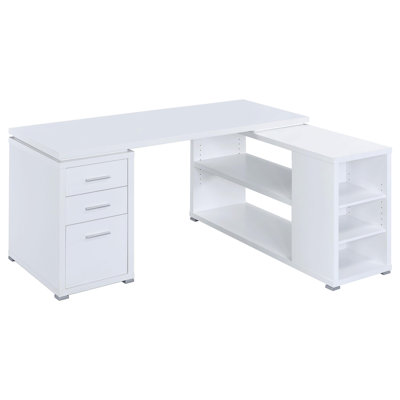 Chakotay 3-Drawer L-Shape Computer Desk