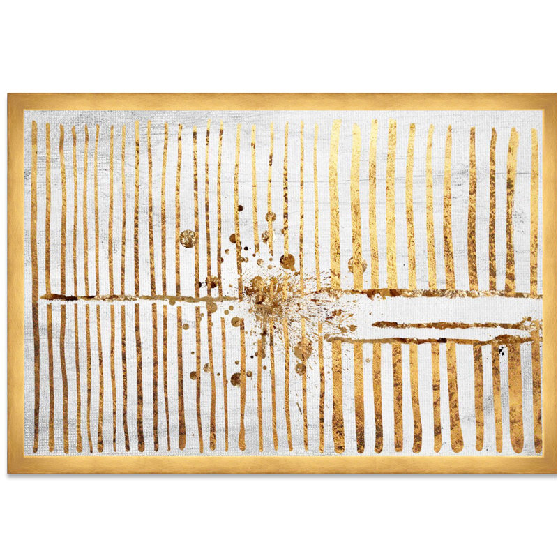 « love force field gold », reproduction d’impression encadrée, H 20 po x l 30 po x P 1,5 po