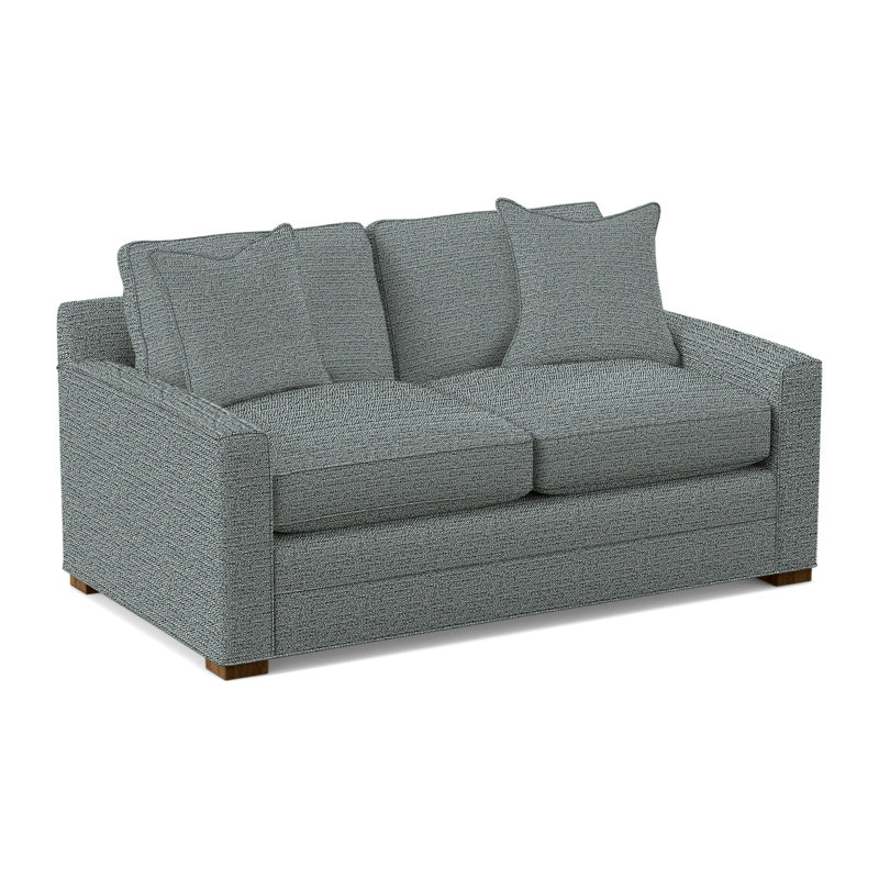 Summerton 71.5" Mid Sofa, Tuck Cobalt, Havana