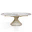 Daely Extendable Oval Metal Base Dining Table-607374622