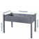 29.92" Tall Rectangular Solid Wood Outdoor Raised Garden Bed