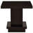 Mbala Cappuccino Square Pedestal End Table