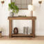 Solid Wood Top Console Table-2091918264