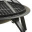 Aziana 2-in-1 Fire Pit and BBQ with Poker 56x56x50 cm Steel-1634173685