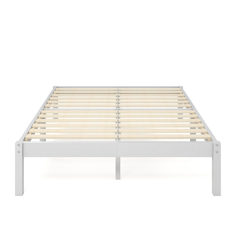Bitha Solid Bamboo & Wood Platform Bed Frame, Kingsize (5')