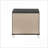Sawyer Metallic Gray Glamorous 2-Drawer Nightstand