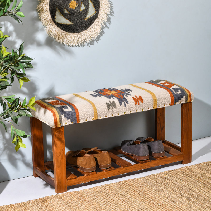 Leiston Cotton Upholstered Storage Bench