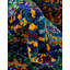 Polypropylène tissé à la machine Wedgeworth Oriental bleu marine / jaune / rouge intérieur / extérieur-88494938
