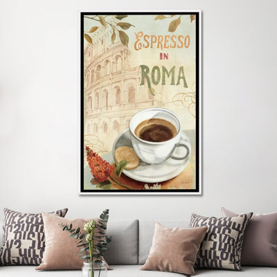 «Cafe in Europe III» par Lisa Audit - impression d'art graphique