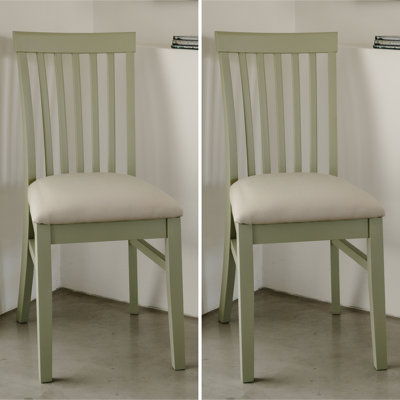 Bayou 45 cm H Upholstered Slat Back Dining Chair
