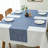 Cotton Table Runner With Decorative Stitched Edges, Dresser Scarf, Furniture Top Cover-852684380-852684383