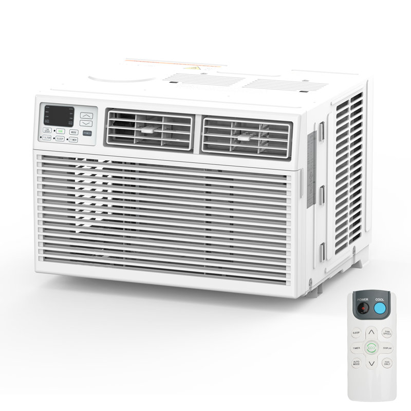 Quiet And Efficient Window Air Conditioner With Timer & 6 Modes For Home/office/dorm, Fast Cooling, Remote Control, Doe/Ul/Csa