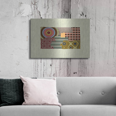 Luxe Metal Art 'Colorado State Map' by Lanre Adefioye, Metal Wall