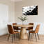 «Geometric Hexagon Motif», art abstrait sur toile tendue, impression sur toile, ensemble de 1-654209522
