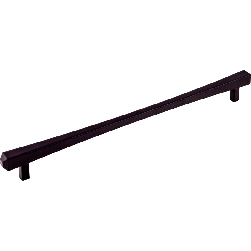 Juliet 12" Center to Center Bar pull, Black, 12" Center to Center
