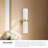 Milano Steel LED Armed Sconce