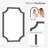 Laritha Bathroom/Vanity Mirror with Wood Frame-296611954-316077280